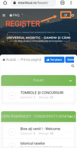 Registration Button