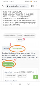 PENTRU A ATAȘA FOTOGRAFII ANUNȚULUI PROCEDEZ CA ÎN IMAGINEA DE MAI SUS